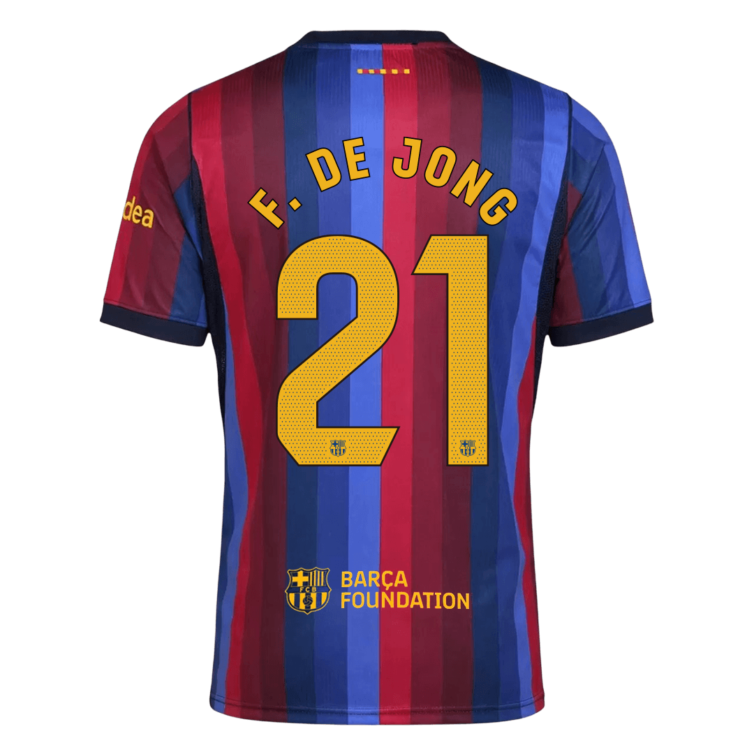 F. DE JONG #21 Барселона Домакинска Тениска 2026/27