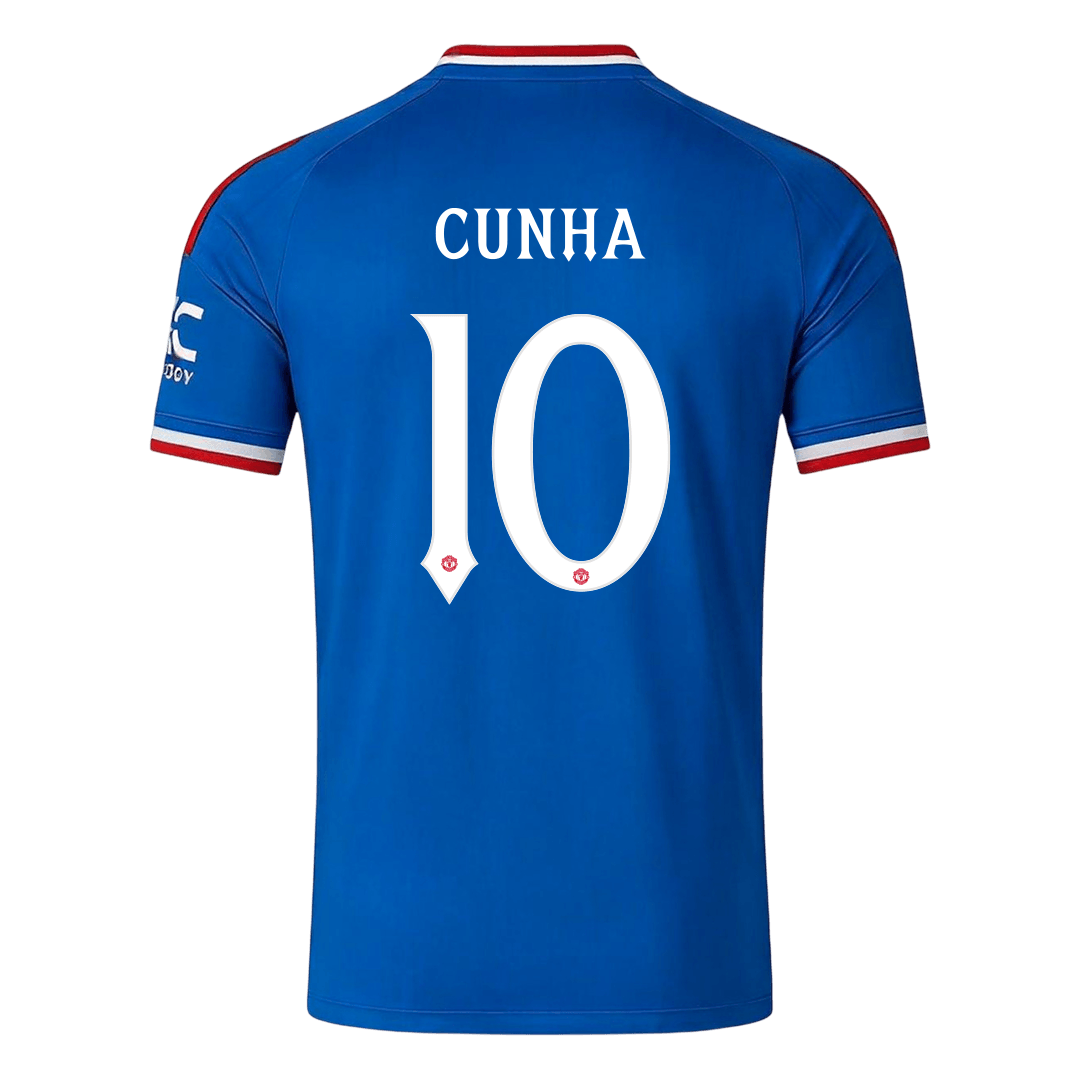 CUNHA #10 Манчестер Юнайтед Гостуваща Тениска 2026/27 - UCL
