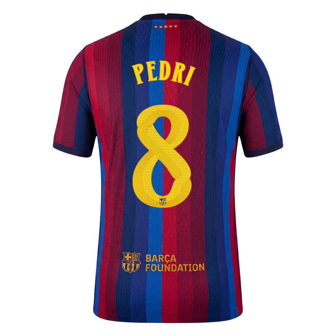 PEDRI #8 Барселона Домакинска Тениска 2026/27 Authentic - UCL