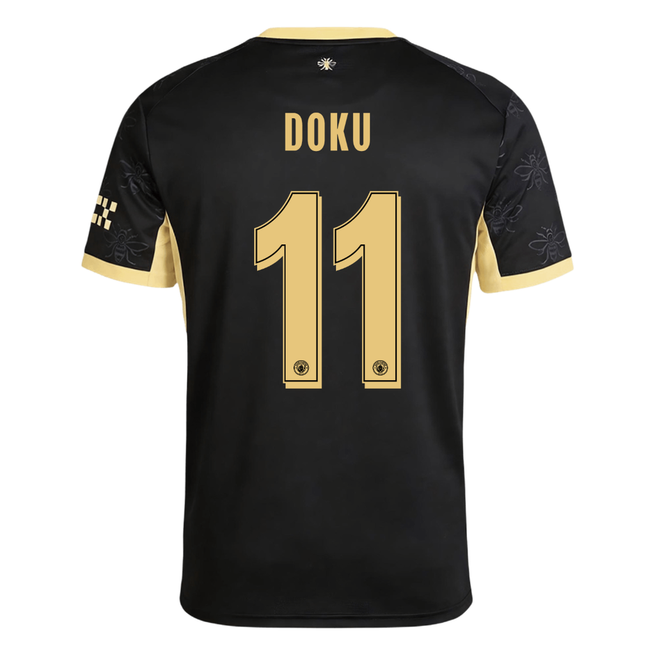 DOKU #11 Манчестър Сити Гостуваща Тениска 2026/27 - UCL