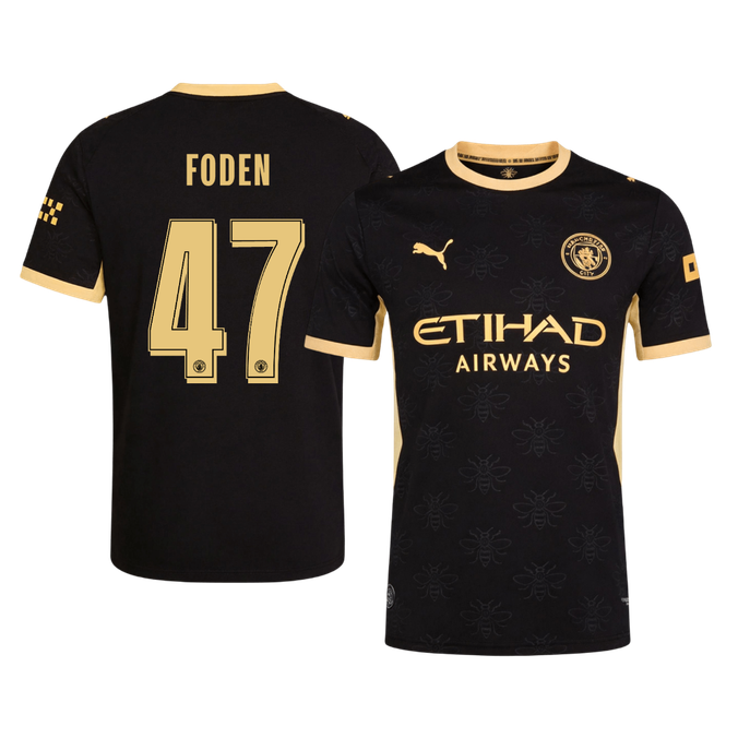 FODEN #47 Манчестър Сити Гостуваща Тениска 2026/27 Authentic - UCL