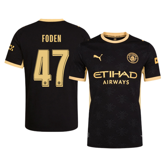 FODEN #47 Манчестър Сити Гостуваща Тениска 2026/27 Authentic - UCL