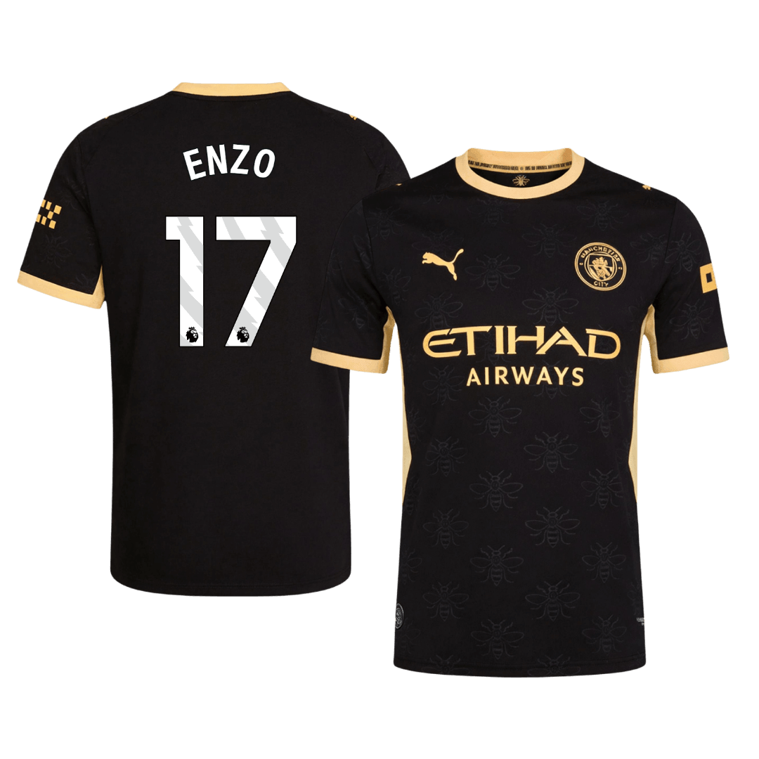 ENZO #17 Манчестър Сити Гостуваща Тениска 2026/27 Authentic