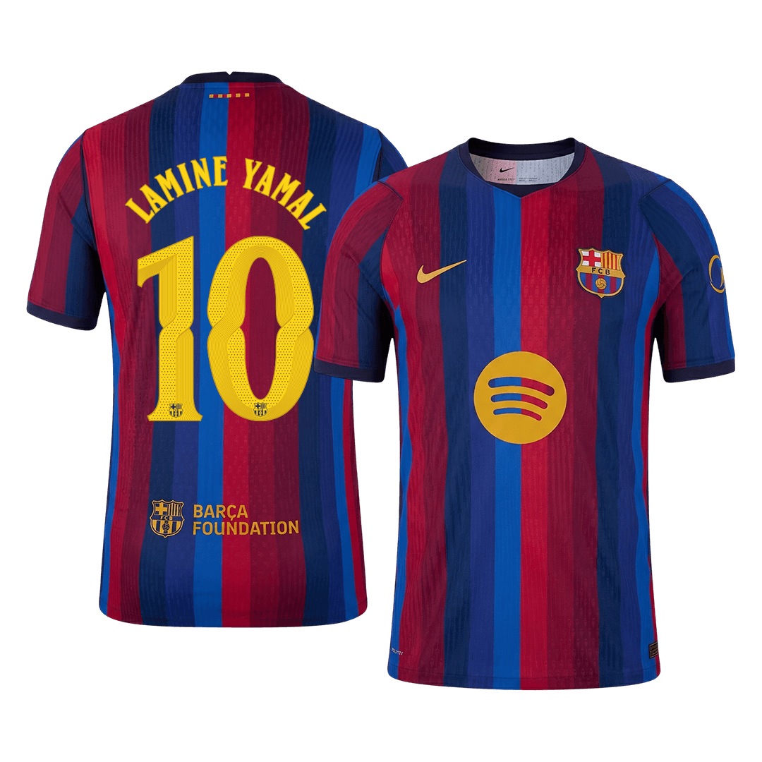 LAMINE YAMAL #10 Барселона Домакинска Тениска 2026/27 Authentic - UCL