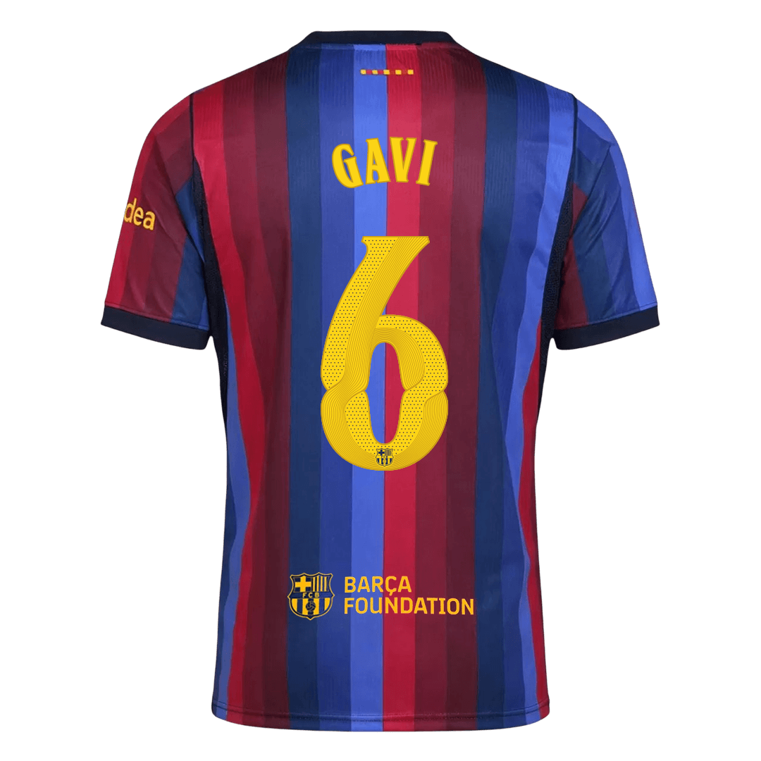 GAVI #6 Барселона Домакинска Тениска 2026/27 - UCL