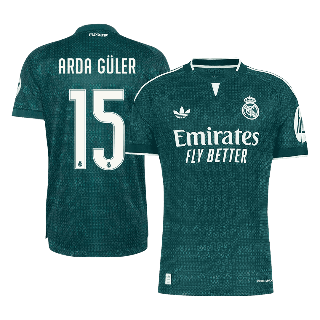 ARDA GÜLER #15 Реал Мадрид Гостуваща Тениска 2026/27 Authentic
