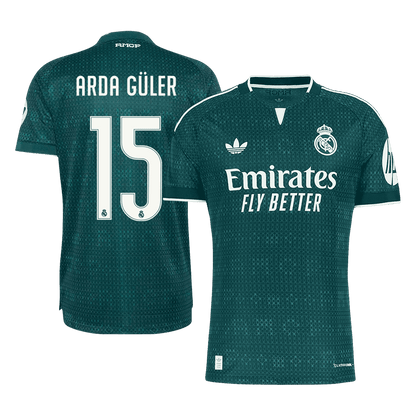 ARDA GÜLER #15 Реал Мадрид Гостуваща Тениска 2026/27 Authentic