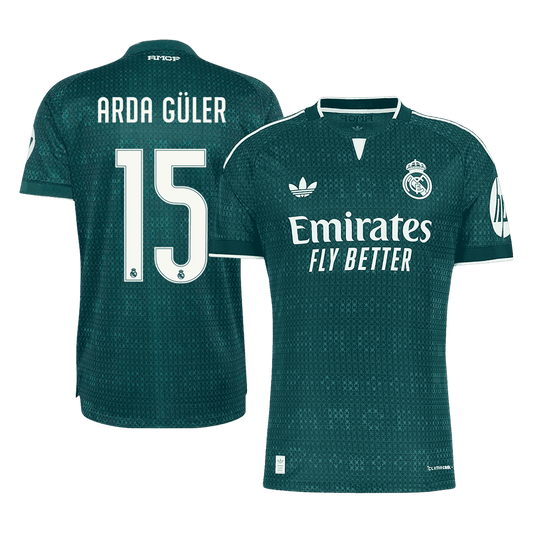 ARDA GÜLER #15 Реал Мадрид Гостуваща Тениска 2026/27 Authentic