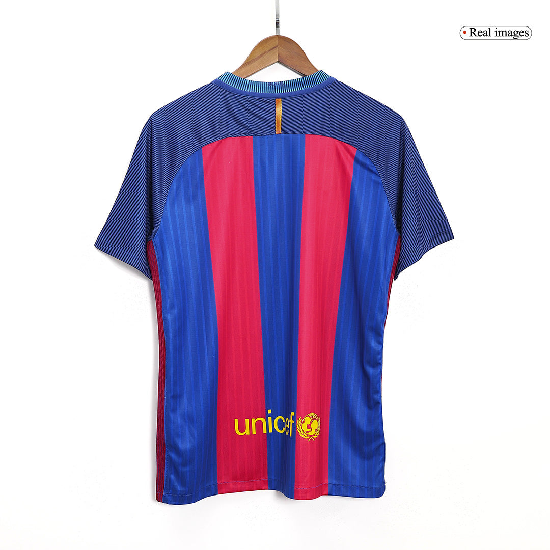 Ретро MESSI #10 Барселона Домакинска Тениска 2016/17