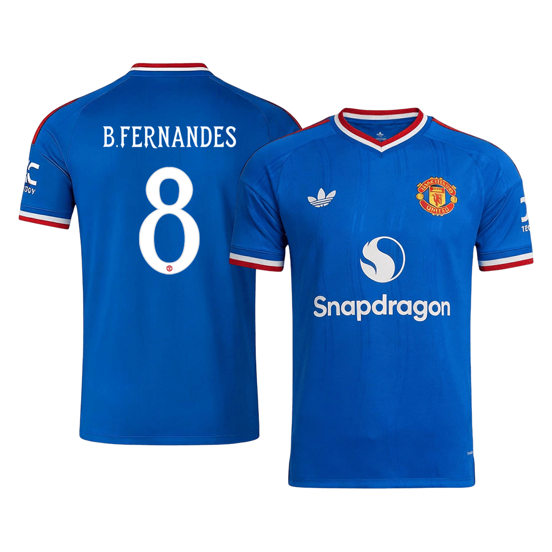 B. FERNANDES #8 Манчестер Юнайтед Гостуваща Тениска 2026/27 - UCL