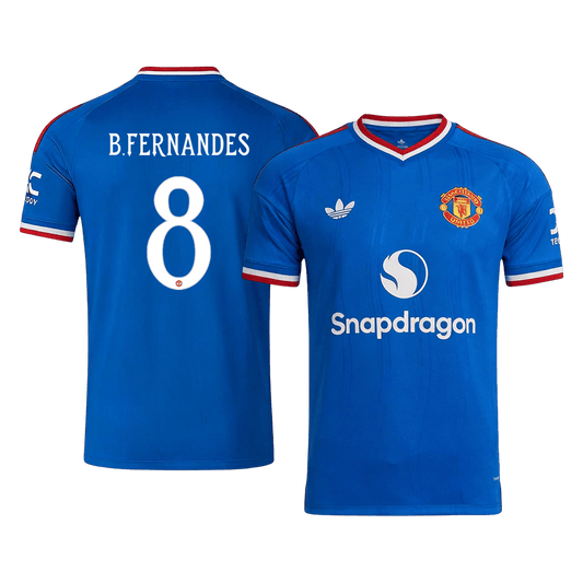 B. FERNANDES #8 Манчестер Юнайтед Гостуваща Тениска 2026/27 - UCL