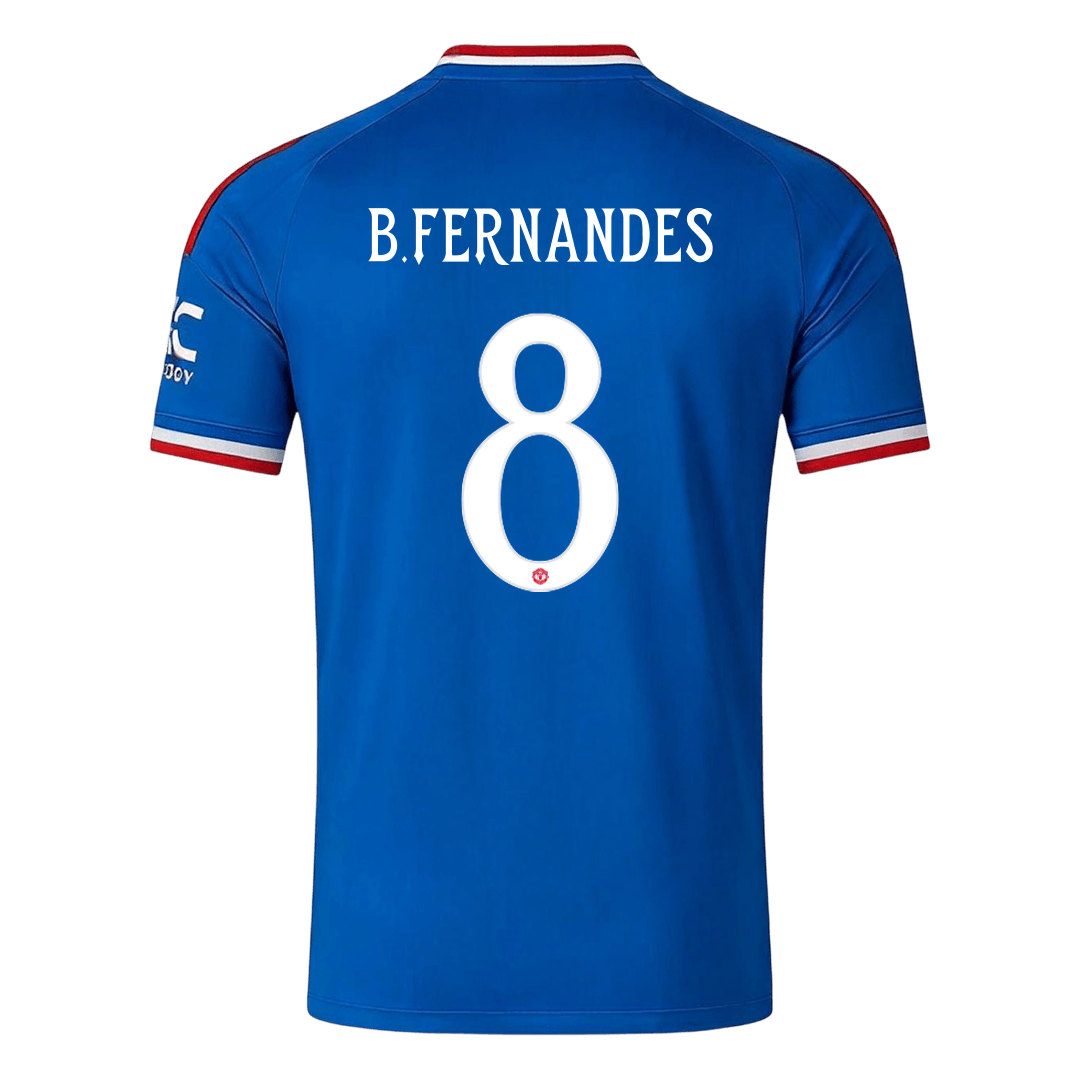B. FERNANDES #8 Манчестер Юнайтед Гостуваща Тениска 2026/27 - UCL