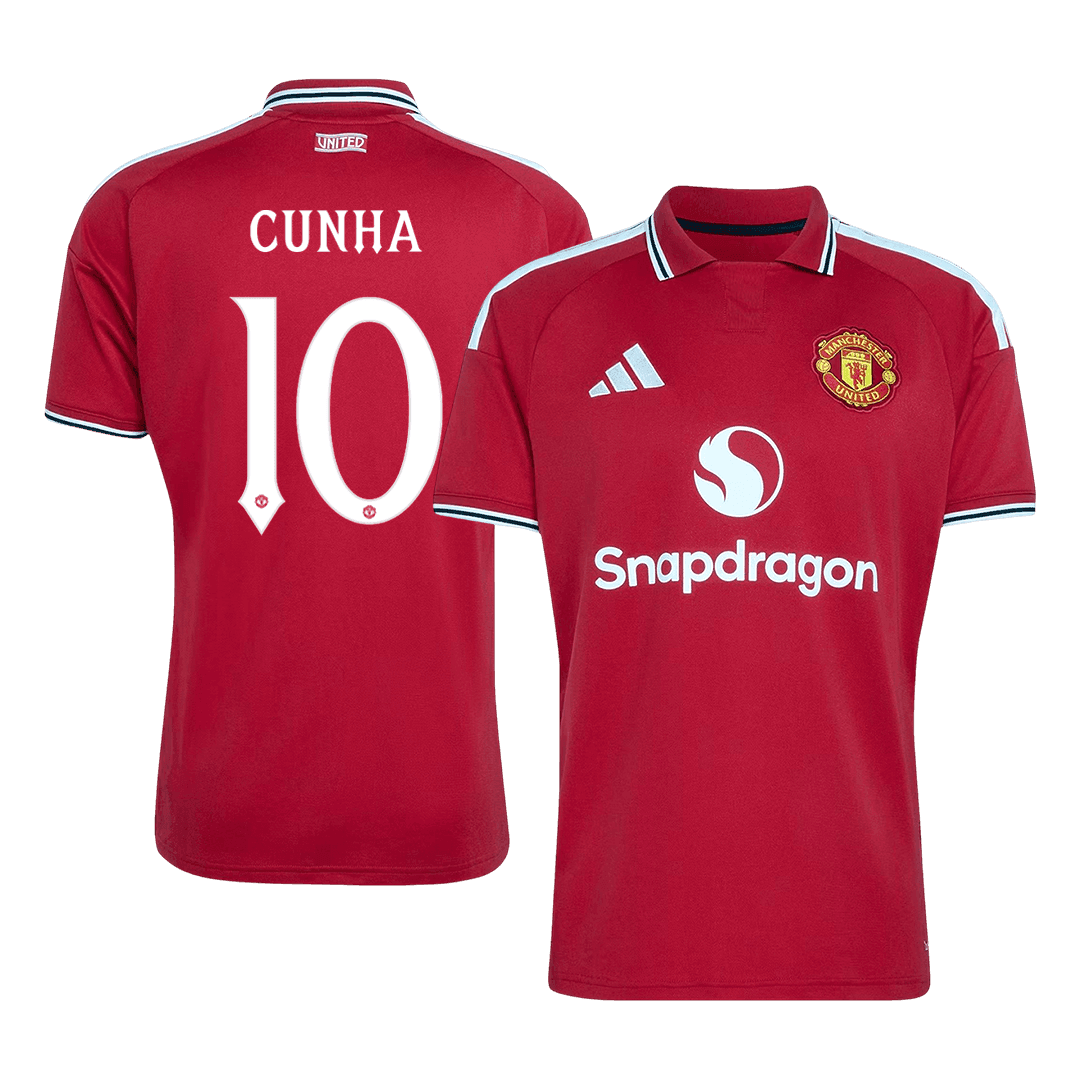 CUNHA #10 Манчестер Юнайтед Домакинска Тениска 2026/27 - UCL