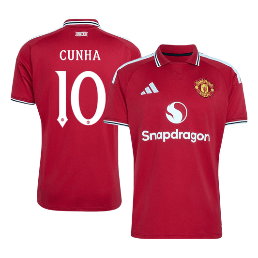 CUNHA #10 Манчестер Юнайтед Домакинска Тениска 2026/27 - UCL