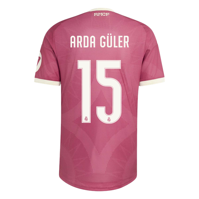 ARDA GÜLER #15 Реал Мадрид Трета Тениска 2026/27 Authentic