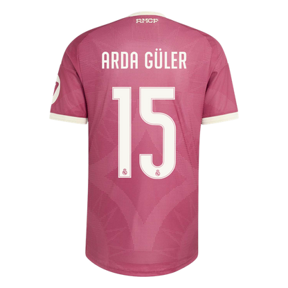 ARDA GÜLER #15 Реал Мадрид Трета Тениска 2026/27 Authentic