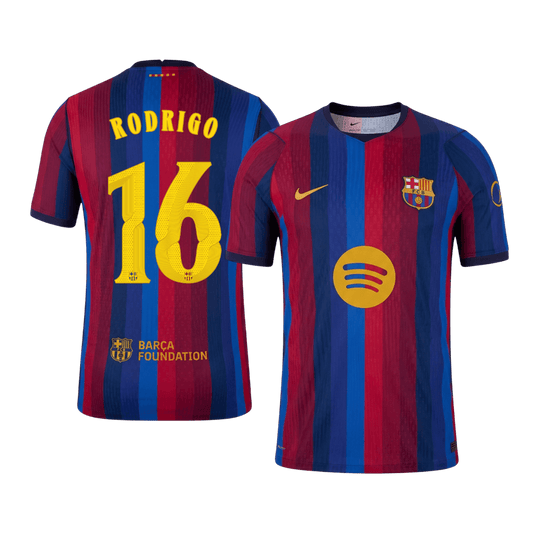 RODRIGO #16 Барселона Домакинска Тениска 2026/27 Authentic - UCL