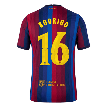 RODRIGO #16 Барселона Домакинска Тениска 2026/27 Authentic - UCL