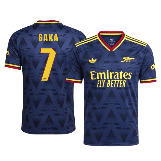 SAKA #7 Арсенал Гостуваща Тениска 2026/27 Authentic - UCL
