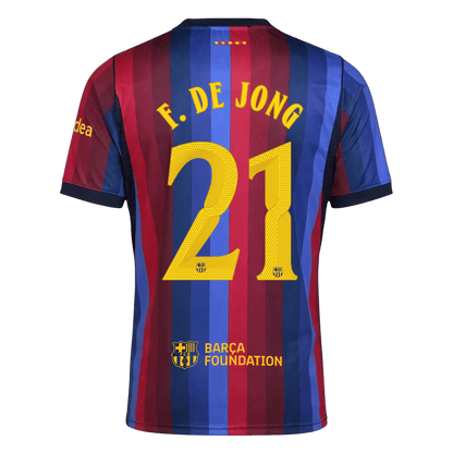 F. DE JONG #21 Барселона Домакинска Тениска 2026/27 - UCL