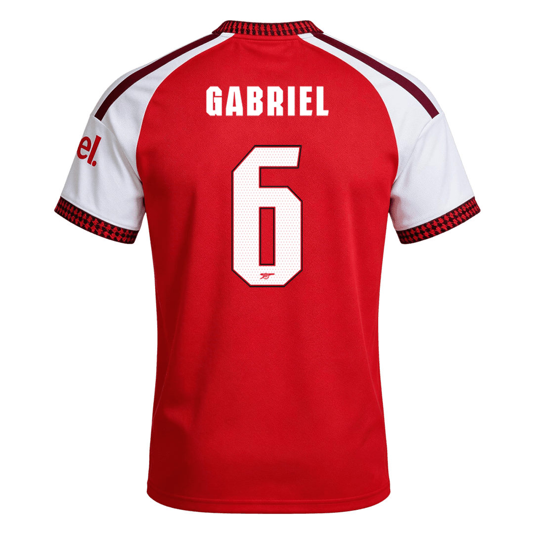 GABRIEL #6 Арсенал Домакинска Тениска 2026/27 - UCL