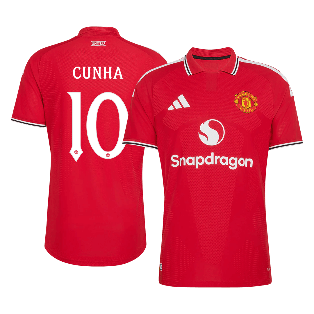 CUNHA #10 Манчестер Юнайтед Домакинска Тениска 2026/27 Authentic - UCL