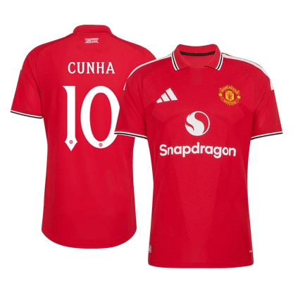 CUNHA #10 Манчестер Юнайтед Домакинска Тениска 2026/27 Authentic - UCL