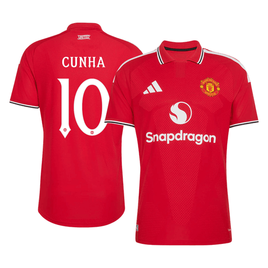 CUNHA #10 Манчестер Юнайтед Домакинска Тениска 2026/27 Authentic - UCL