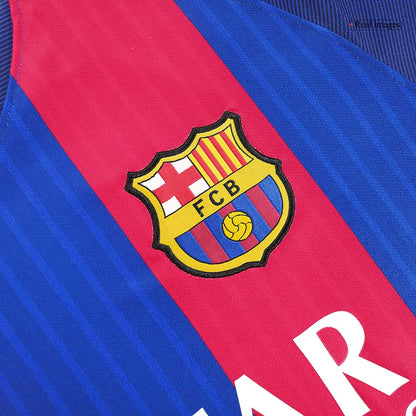 Ретро MESSI #10 Барселона Домакинска Тениска 2016/17
