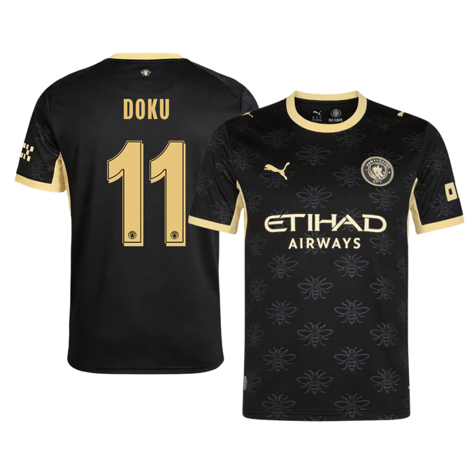 DOKU #11 Манчестър Сити Гостуваща Тениска 2026/27 - UCL