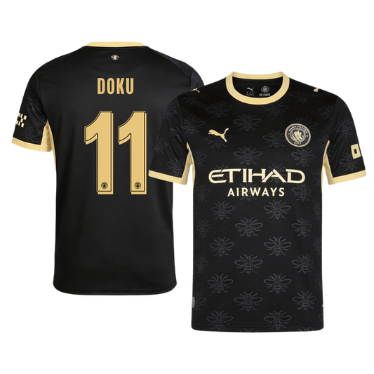 DOKU #11 Манчестър Сити Гостуваща Тениска 2026/27 - UCL