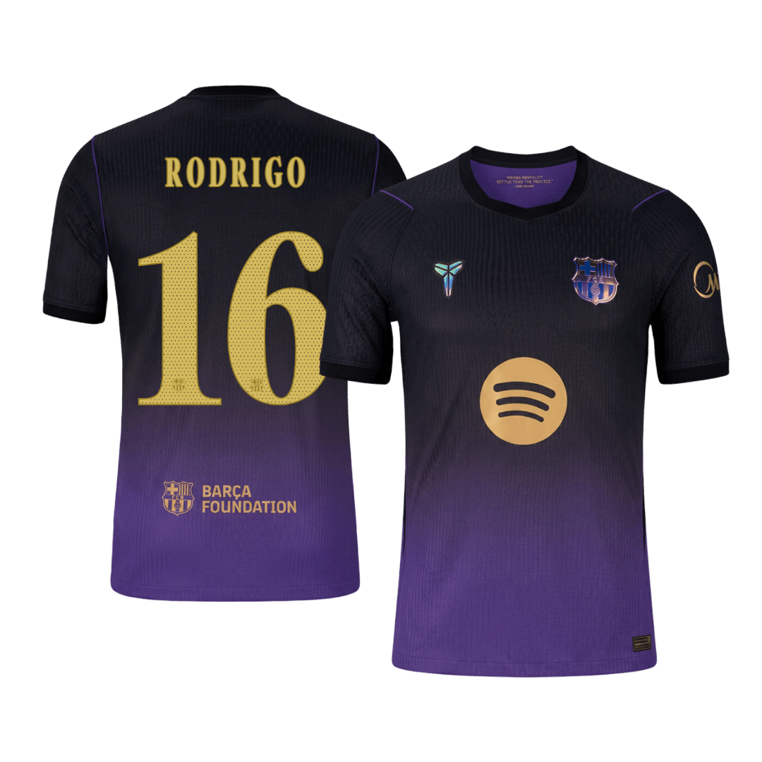 RODRIGO #16 Барселона Гостуваща Тениска 2026/27 Authentic - UCL