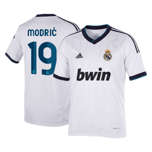 Ретро MODRIĆ #19 Реал Мадрид Домакинска Тениска 2012/13