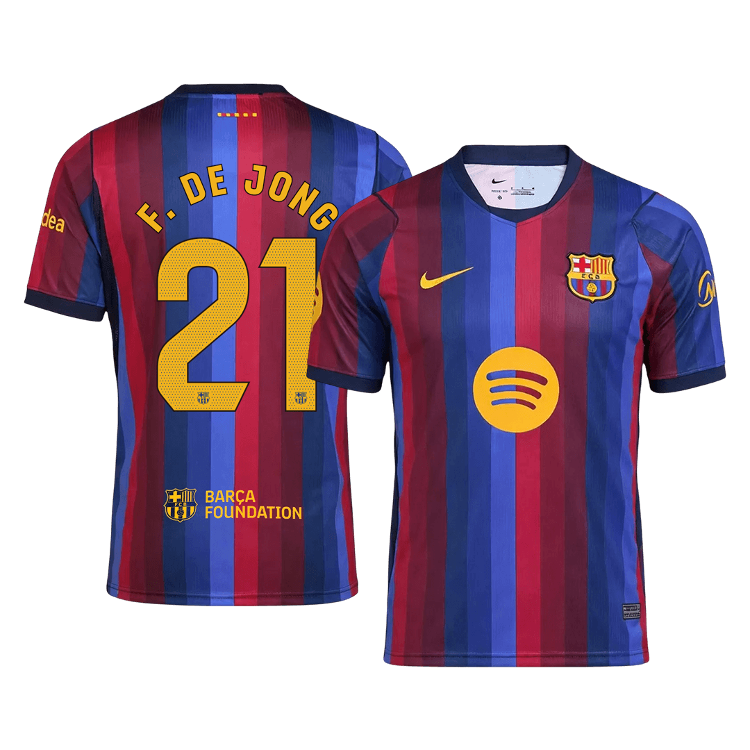 F. DE JONG #21 Барселона Домакинска Тениска 2026/27
