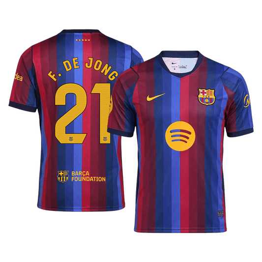 F. DE JONG #21 Барселона Домакинска Тениска 2026/27