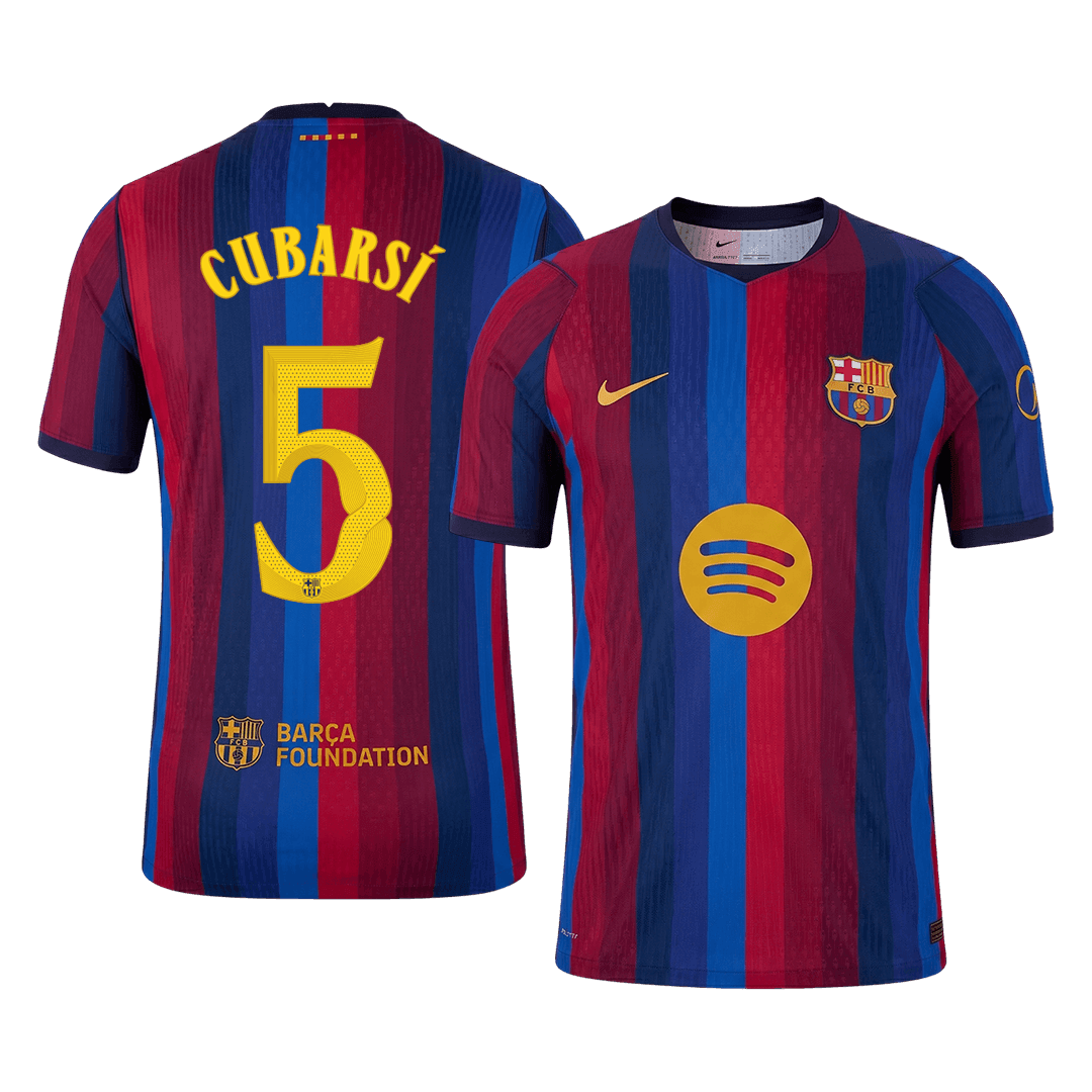 CUBARSÍ #5 Барселона Домакинска Тениска 2026/27 Authentic - UCL