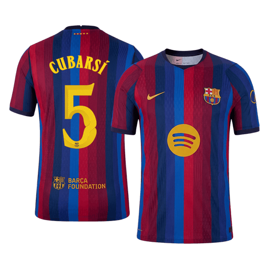 CUBARSÍ #5 Барселона Домакинска Тениска 2026/27 Authentic - UCL