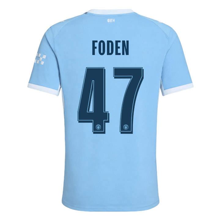 FODEN #47 Манчестър Сити Домакинска Тениска 2026/27 Authentic - UCL