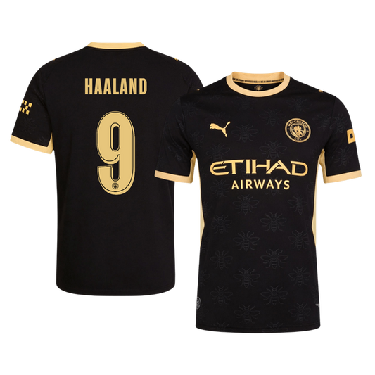 HAALAND #9 Манчестър Сити Гостуваща Тениска 2026/27 Authentic - UCL