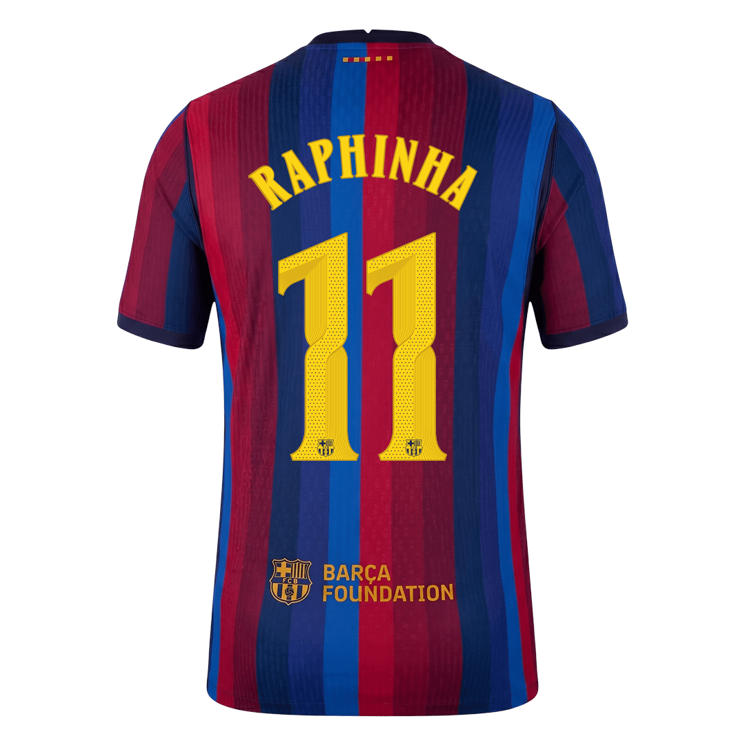 RAPHINHA #11 Барселона Домакинска Тениска 2026/27 Authentic - UCL