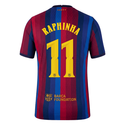 RAPHINHA #11 Барселона Домакинска Тениска 2026/27 Authentic - UCL