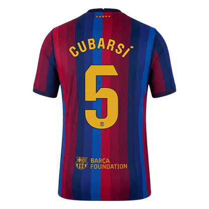 CUBARSÍ #5 Барселона Домакинска Тениска 2026/27 Authentic