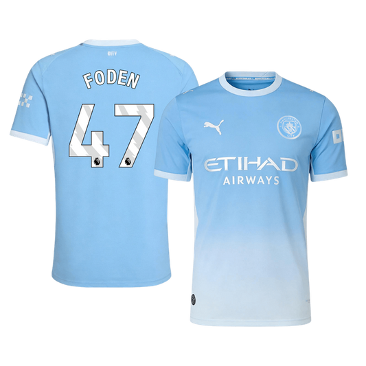 FODEN #47 Манчестър Сити Домакинска Тениска 2026/27 Authentic