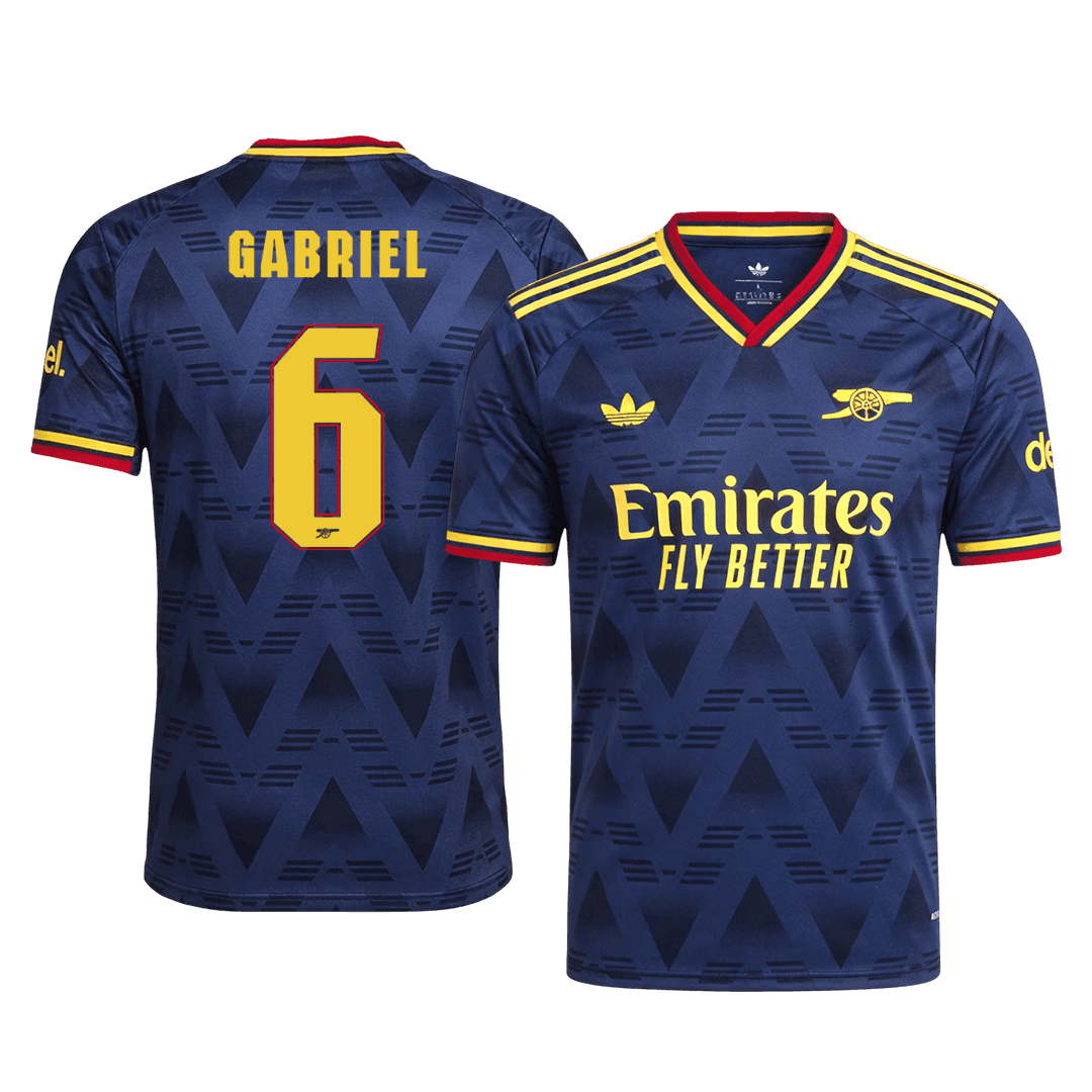 GABRIEL #6 Арсенал Гостуваща Тениска 2026/27 Authentic - UCL