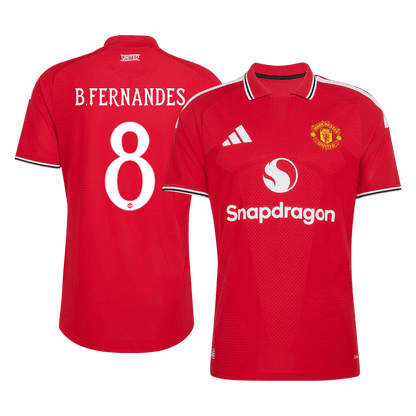 B. FERNANDES #8 Манчестер Юнайтед Домакинска Тениска 2026/27 Authentic - UCL