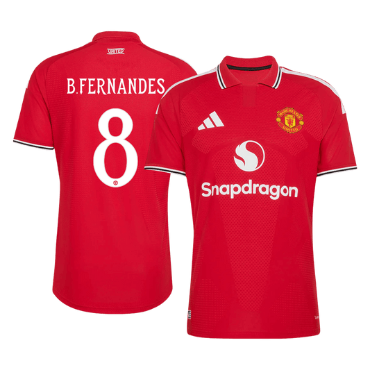 B. FERNANDES #8 Манчестер Юнайтед Домакинска Тениска 2026/27 Authentic - UCL