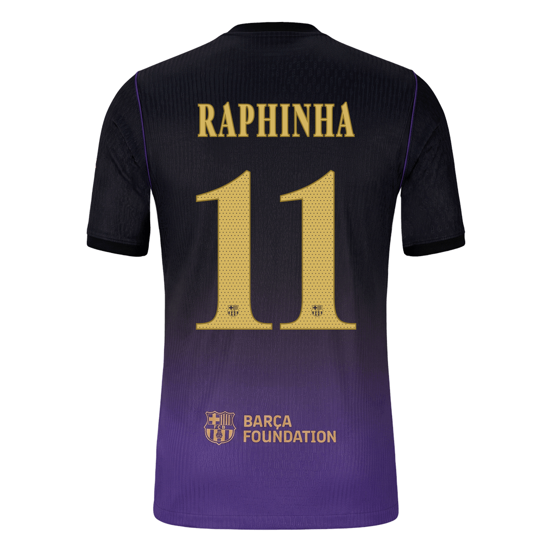 RAPHINHA #11 Барселона Гостуваща Тениска 2026/27 Authentic - UCL