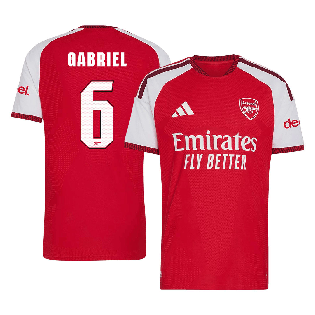 GABRIEL #6 Арсенал Домакинска Тениска 2026/27 Authentic - UCL