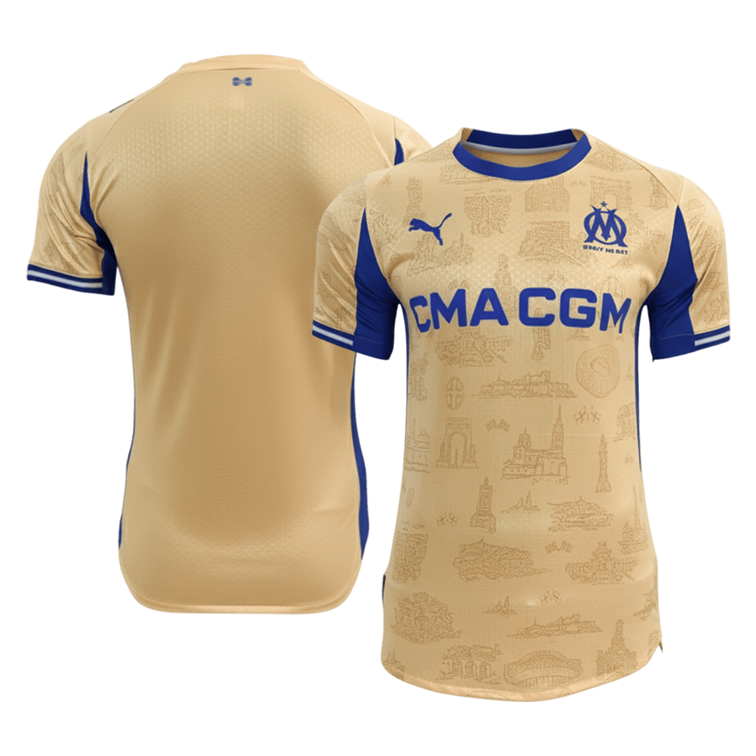 Олимпик Марсилия Четвърта Тениска 2025/26 Authentic