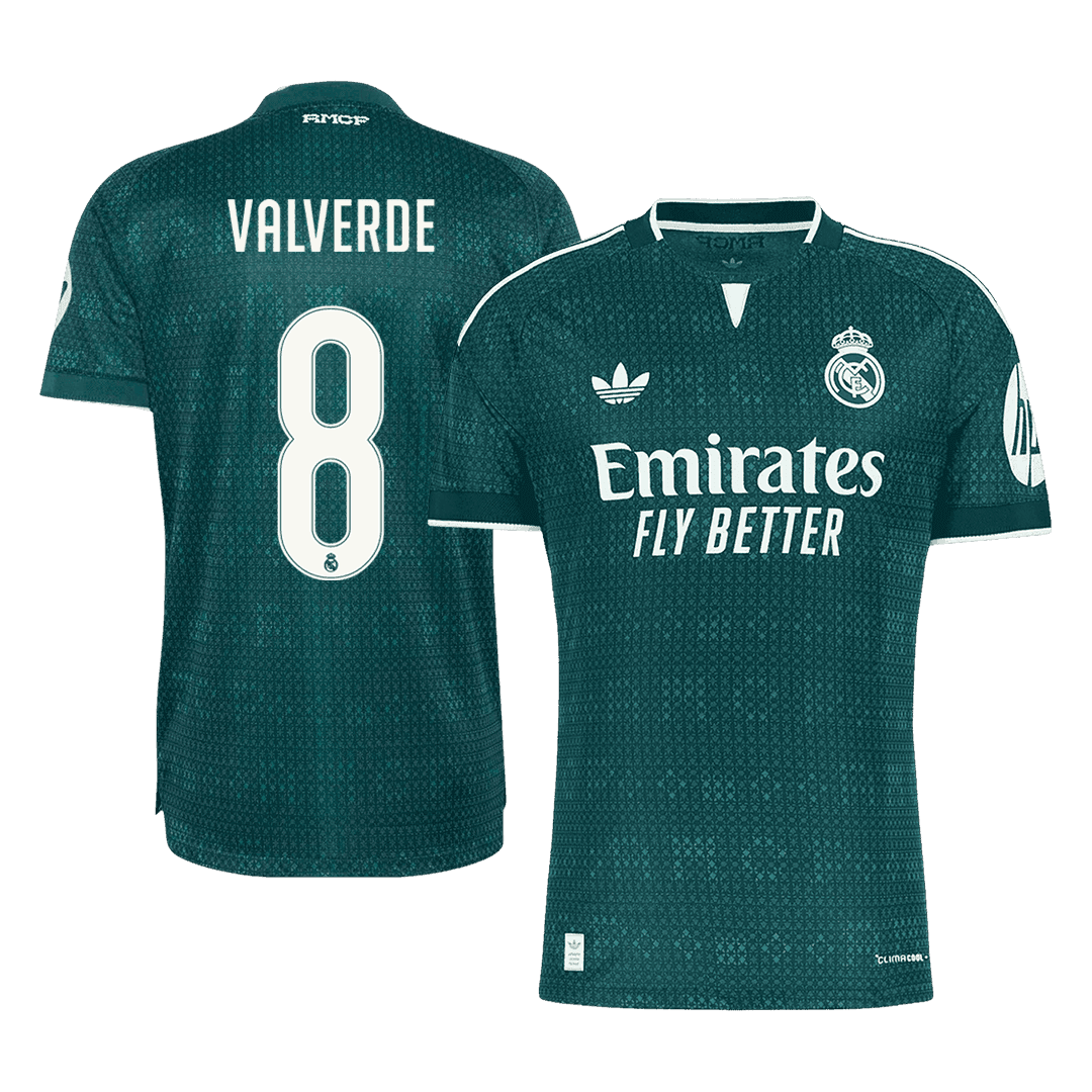 VALVERDE #8 Реал Мадрид Гостуваща Тениска 2026/27 Authentic